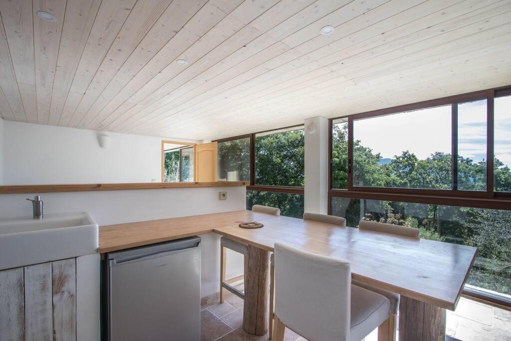Bas De Villa Au Milieu Des Oliviers. Chateauneuf-Villevieille Экстерьер фото