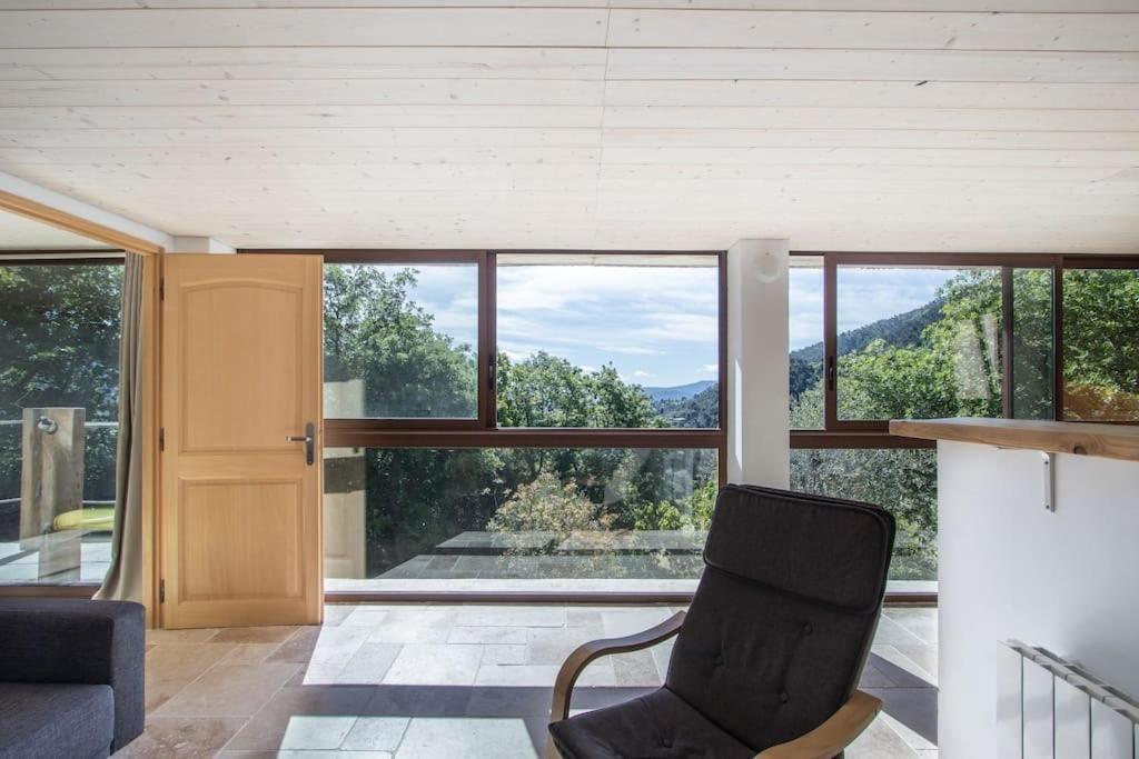 Bas De Villa Au Milieu Des Oliviers. Chateauneuf-Villevieille Экстерьер фото
