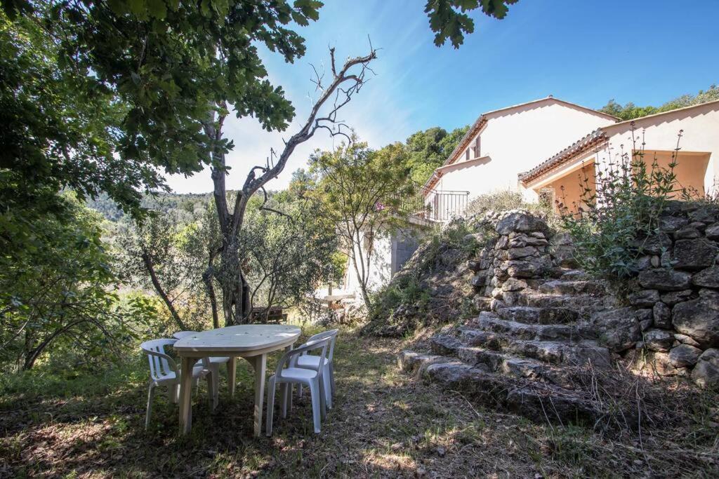Bas De Villa Au Milieu Des Oliviers. Chateauneuf-Villevieille Экстерьер фото