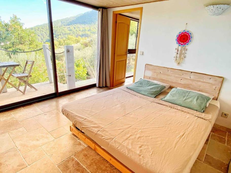 Bas De Villa Au Milieu Des Oliviers. Chateauneuf-Villevieille Экстерьер фото